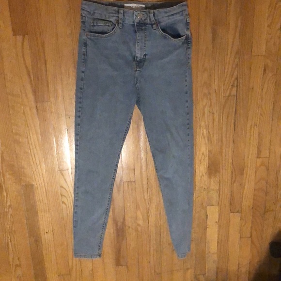 Topshop Jamie Skinny jeans, light wash v stretchy - Picture 4 of 5